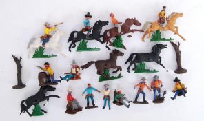 BRITAINS SWOPPETS: A collection of vintage Britains Swoppets (and Britains) Wild West / Cowboy