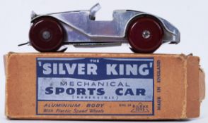 SILVER KING: A scarce 1940's Silver King mechanical Sports Car.