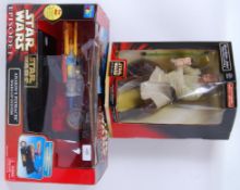 STAR WARS: Two large Star Wars Episode One playsets,