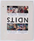 EAGLE 'RIDERS OF THE RANGE' ORIGINAL ARTWORK: An original Hulton Press Eagle Comics original