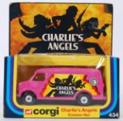 CORGI: An original vintage Corgi diecast model No. 434 Charlie's Angels Custom Van.