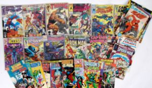 COMIC BOOKS: A collection of vintage 1970's - 1990's DC & Marvel comics.