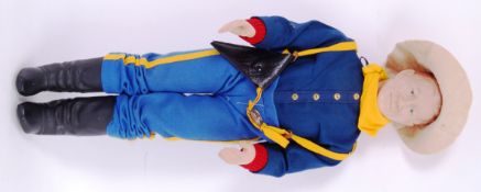 JOHN WAYNE: A rare vintage 1980's large size action figure of John Wayne. Made by Effanbee, 1982.