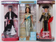 BARBIE: A collection of three special edition Barbie dolls,