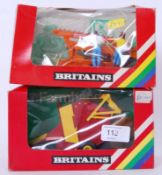 BRITAINS: 2x original vintage Britains Farm related diecast models - 9535 Potato Harvester and 9532
