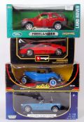 1:18 SCALE: A collection of 4x 1:18 scale diecast model cars,