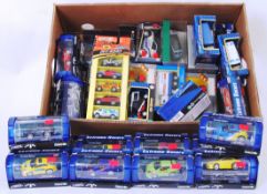 DIECAST: A collection of assorted boxed diecast model cars to include Corgi Classics,