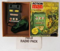 ACTION MAN: An original vintage Action Man ' Field Radio Pack ' in the original box,