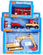MATCHBOX SUPERKINGS: A collection of 3x vintage Matchbox diecast model SuperKings,