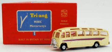 MINIC MOTORWAYS: An original vintage Triang Minic Motorways ' M1544 ' Coach ' vehicle.