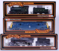MAINLINE: A collection of 3x Mainline 00 gauge railway trainset locomotives,