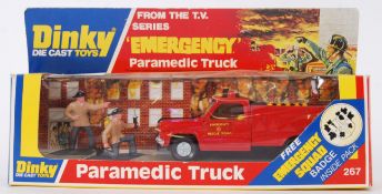 DINKY: An original vintage Dinky 267 Paramedic Truck. Mint, in the original box.