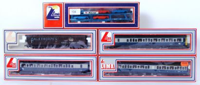 LIMA RAILWAYS: A collection of 5x Lima Railways 00 gauge carriages. All in original boxes.