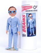 THUNDERBIRDS: A rare Thunderbirds Porcelain Doll Collection collectors edition ' Brains ' doll.