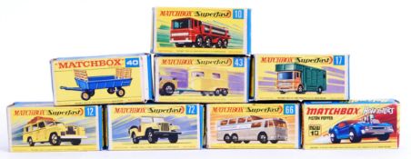 MATCHBOX: A collection of 8x vintage Matchbox ( Superfast,