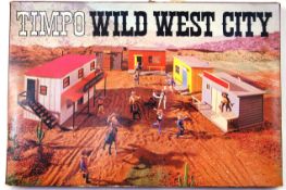 TIMPO: An original vintage Timpo ' Wild West City ' playset.