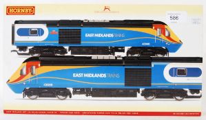 HORNBY: A Hornby 00 gauge R2948 East Midlands Trains HST set. Mint, in the original box.