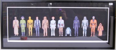 ORIGINAL STAR WARS FIRST 12 FIGURES CONCEPT ART PRINT: A rare limited edition (No.