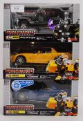 TRANSFORMERS: A collection of 3x Japanese import Takara / Tomy made Transformers models - BT06
