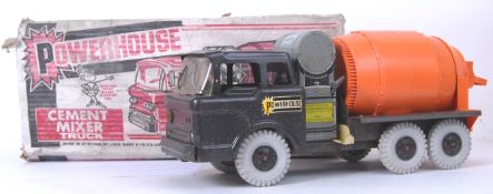 MARX POWERHOUSE: An original vintage Marx toys Powerhouse Cement Mixer.