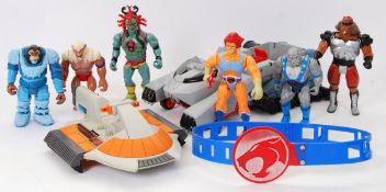 THUNDERCATS: A collection of assorted vintage Thundercats by LJN action figures and vehicles.