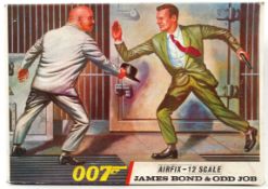 RARE JAMES BOND AIRFIX: A rare vintage Airfix made ' James Bond & Odd Job ' 1/12 scale plastic