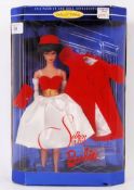 BARBIE: An original Mattel made special edition Barbie doll - Silken Flame - 1998 reissue of a 1962
