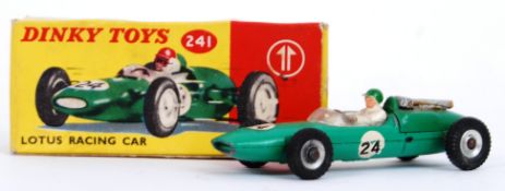 DINKY TOYS: An original vintage Dinky Toys diecast model No. 241 Lotus Racing Car.