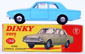 DINKY: An original vintage Dinky Toys diecast model 130 Ford Consul Corsair.