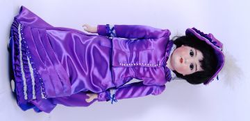 ANTIQUE DOLL: A good antique likely early 20th century German made bisque headed composition bodied