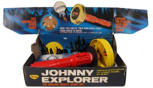 RARE JOHNNY EXPLORER: A rare vintage Triang Toys made Johnny Explorer ' Amazing Mobile Space Toy! '.