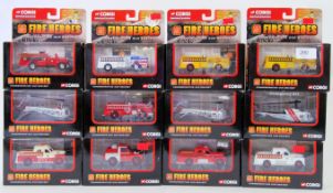 CORGI FIRE HEROES: A collection of 12x Corgi diecast model ' Fire Heroes ' fire engine models.
