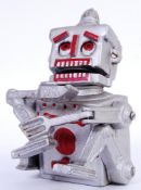 ROBERT THE ROBOT: A good vintage style 20th century cast iron money box ' Robert The Robot ' with