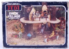 STAR WARS: An original vintage Star Wars Return Of The Jedi Palitoy made ' Ewok Village ' action