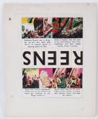 EAGLE DAN DARE ORIGINAL ARTWORK: An original Hulton Press Eagle Comics original artwork board for