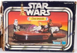 STAR WARS: An original vintage Kenner made Star Wars ' Landspeeder ' action figure playset vehicle.