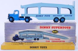 DINKY: An original vintage Dinky Supertoys 982 Pullmore Car Transporter diecast model.