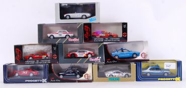 1:43 PRECISION DIECAST: A good collection of 10x boxed precision diecast models,