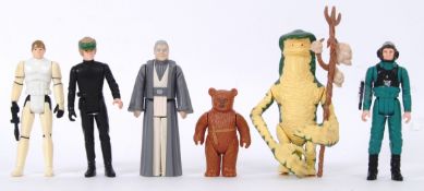 STAR WARS LAST 17: A collection of 6x original vintage Star Wars 'Last 17' action figures.