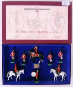 BRITAINS: A Britains lead figure soldier set 5290 Royal Scots Dragoon Guards.