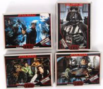 STAR WARS: A collection of 4x vintage Star Wars jigsaw puzzles.