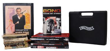JAMES BOND: A collection of assorted James Bond memorabilia to include books,