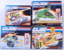 GI JOE: A collection of 4x Hasbro made GI Joe action figure playsets / vehicles to include Tiger