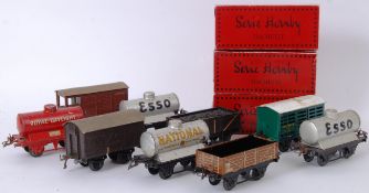 HORNBY 0 GAUGE: A collection of assorted vintage Hornby (and other) 0 gauge railway trainset