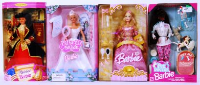 BARBIE: A collection of three special edition Barbie dolls, by Mattel,