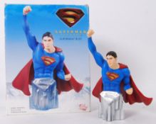 SUPERMAN: A DC Direct cold cast porcelain bust from Superman Returns. Within the original box.
