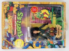 TEENAGE MUTANT NINJA TURTLES: An original vintage Playmates Teenage Mutant Ninja Turtles carded