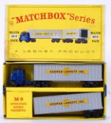 MATCHBOX: An original vintage Matchbox Lesney diecast model Major Pack M-9 Inter-State Double