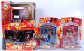 DOCTOR WHO: A collection of 4x Character Toys Doctor Who figures and playsets.