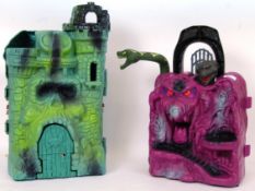 MASTERS OF THE UNIVERSE: Two original playsets from Mattel ' Masters Of The Universe ,